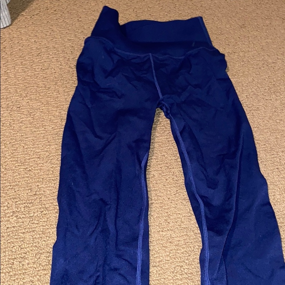 Fabletics Essential SculptKnit leggings Navy Blue - Picture 2 of 4
